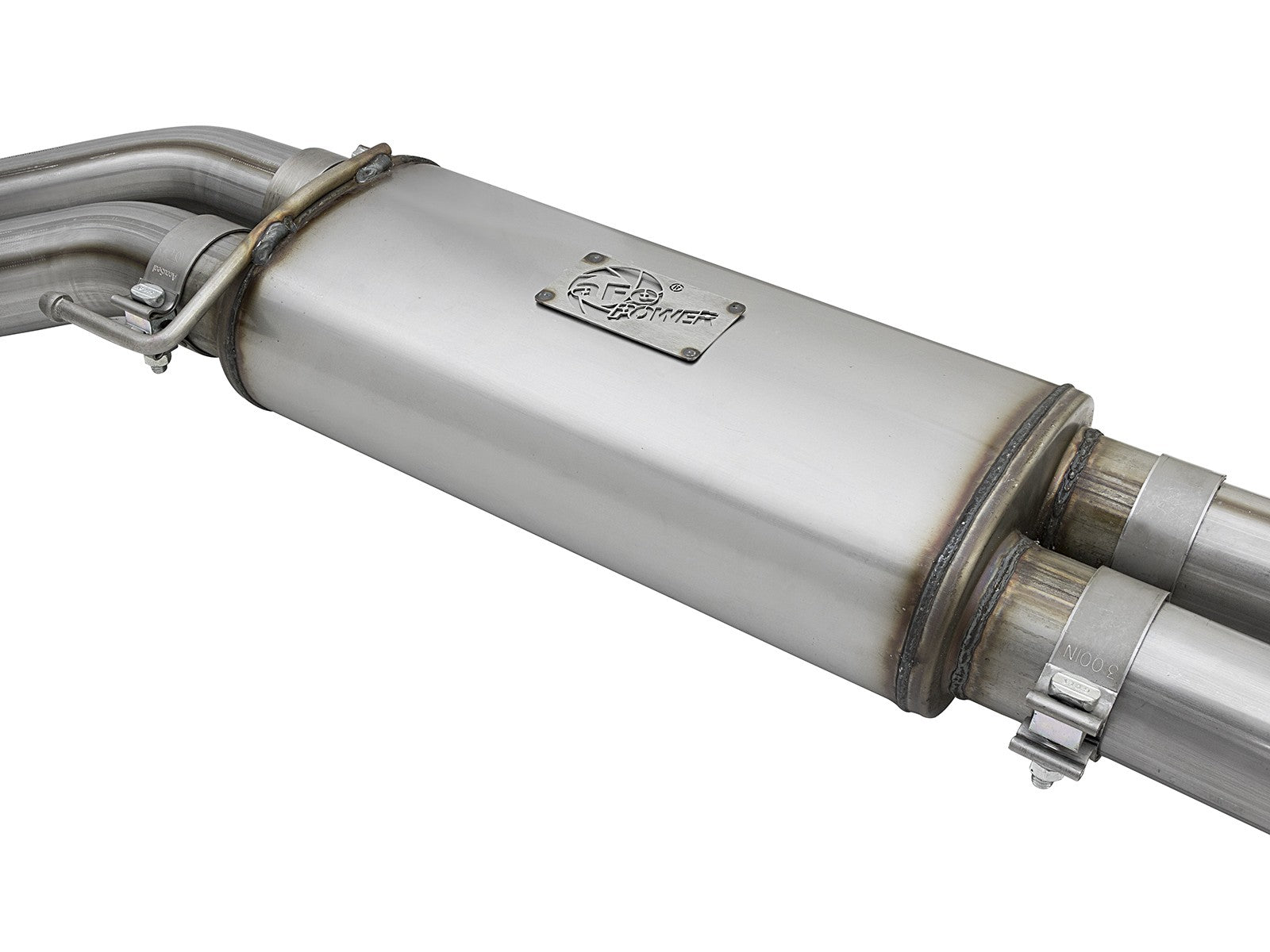 aFe POWER Rebel Series 3in 409 SS Cat Back Exhaust w/ Polished Tips 17-20 Ford F-150 Raptor V6-3.5L 49-43091-P