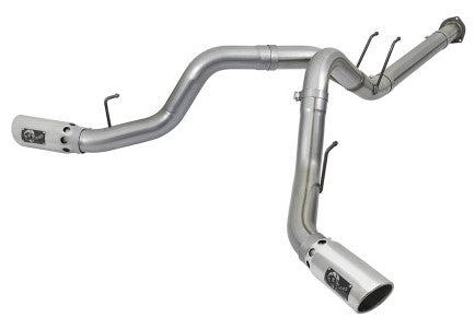 aFe POWER 4in DPF-Back SS Exhaust System 2017 Ford Diesel Trucks V8-6.7L (td) 49-43092-P