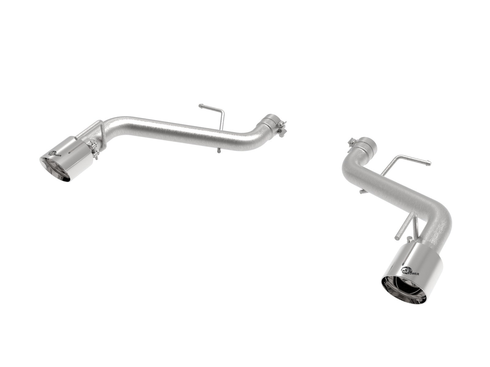 aFe POWER MACH Force-Xp 2.5in Axle-Back Exhaust System 16-22 Chevrolet Camaro SS V8 6.2L - Polished 49-44118-P