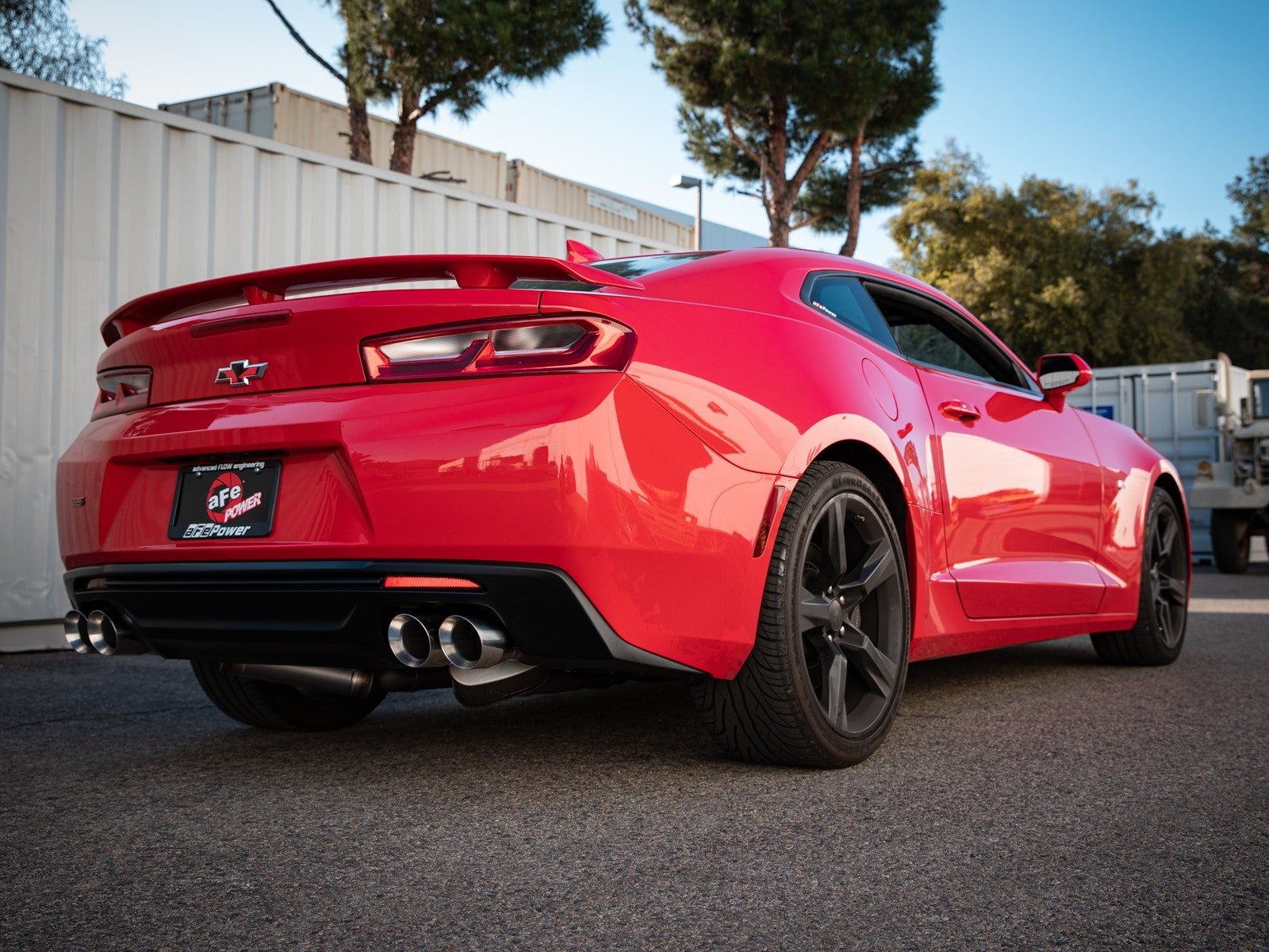 aFe POWER MACH Force-Xp 3in Axle-Back 16-22 Chevrolet Camaro SS V8 6.2L w/Mufflers - Polished 49-44119-P
