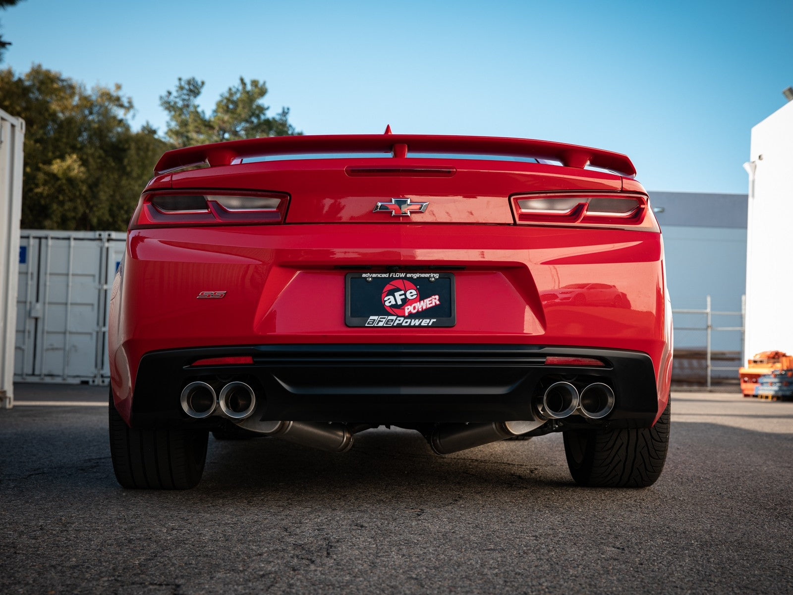 aFe POWER MACH Force-Xp 3in Axle-Back 16-22 Chevrolet Camaro SS V8 6.2L w/Mufflers - Polished 49-44119-P