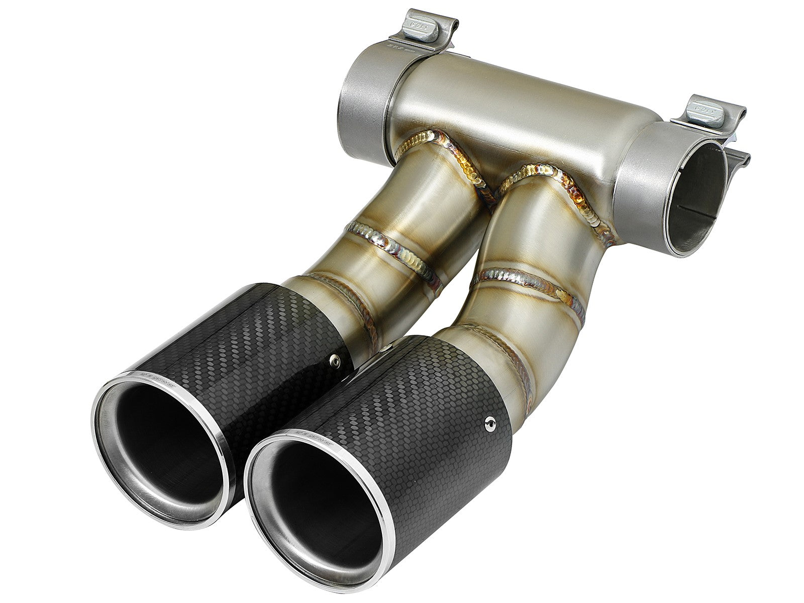 aFe Power 13-16 Porsche Cayman S / Boxster S Carbon Fiber Exhaust Tip Upgrade 49C36413-C