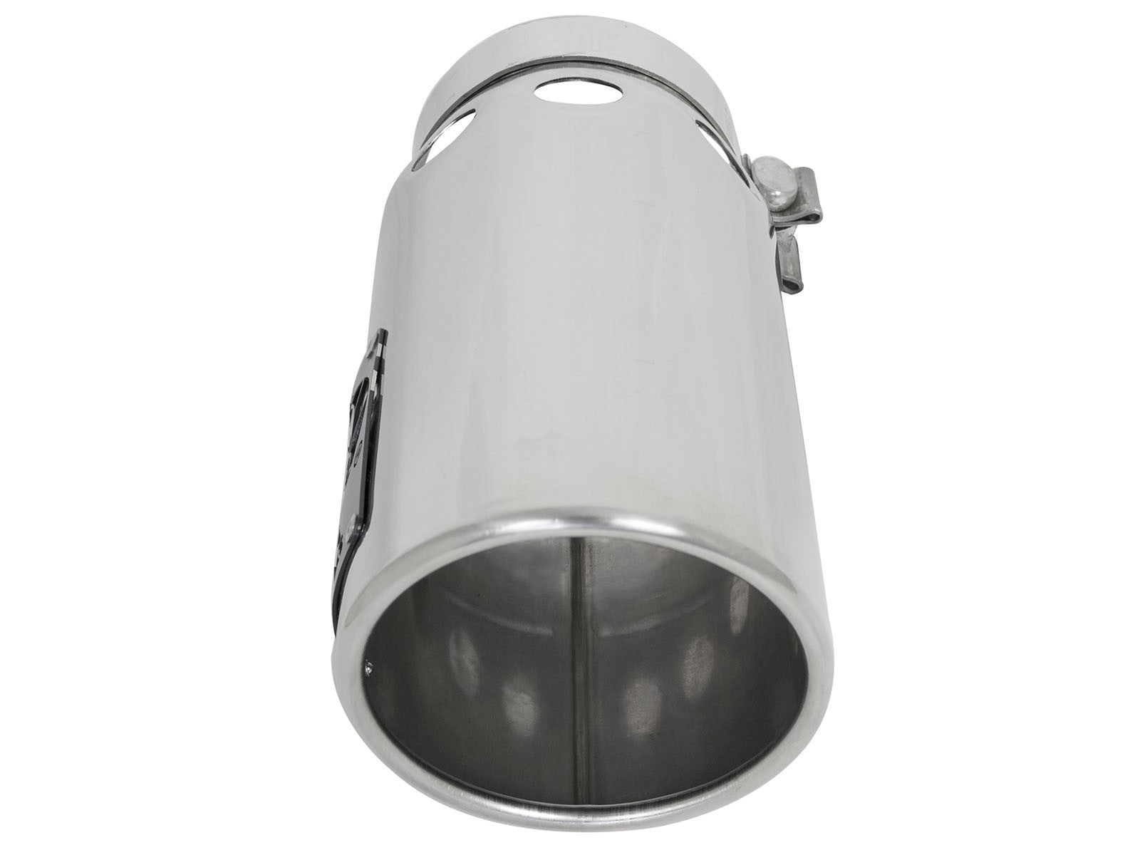 aFe Power Intercooled Tip Stainless Steel - Polished 4in In x 5in Out x 12in L Bolt-On 49T40501-P121