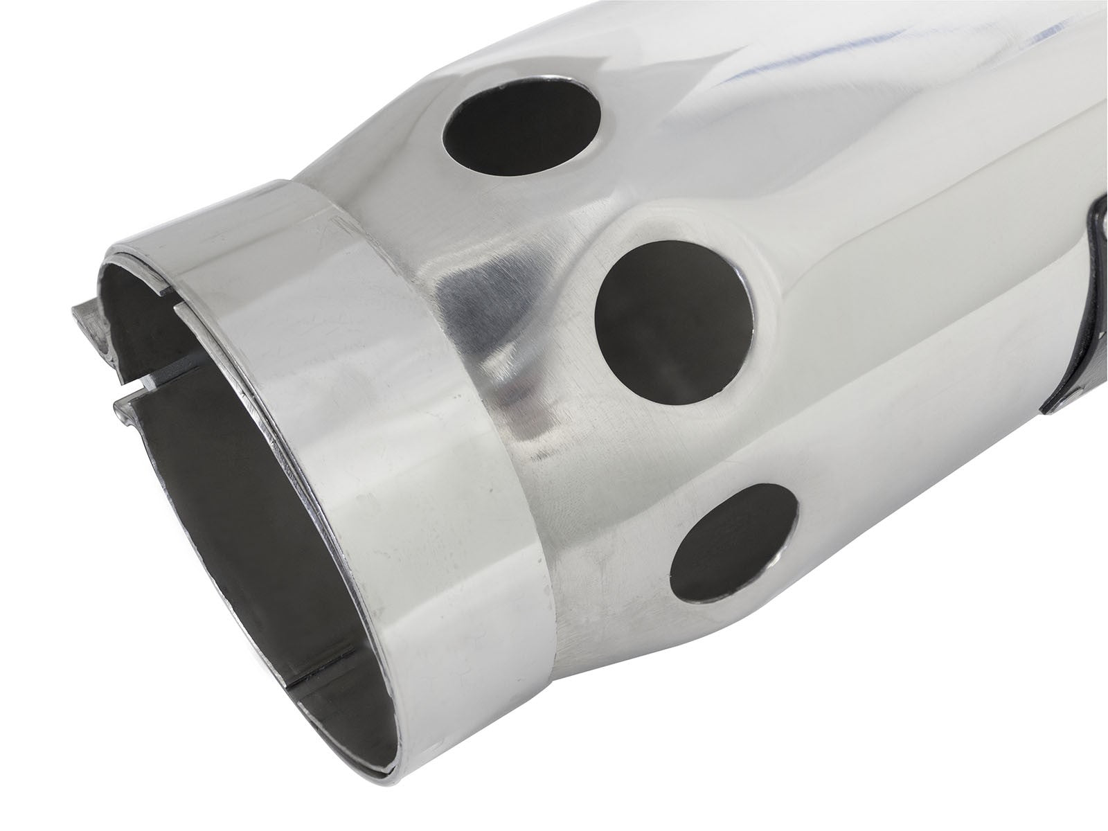 aFe Power Intercooled Tip Stainless Steel - Polished 4in In x 5in Out x 12in L Bolt-On 49T40501-P121