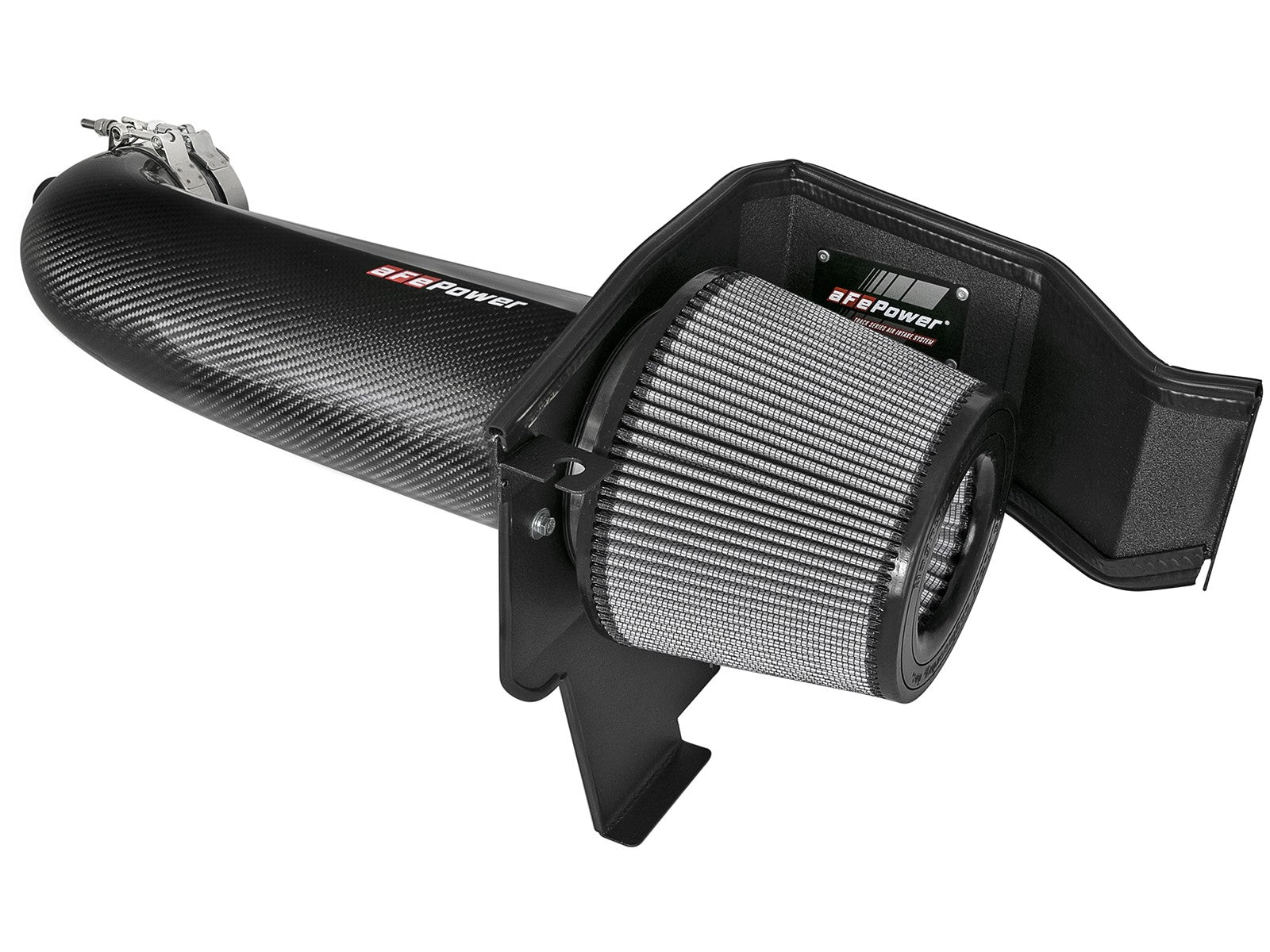 aFe POWER Magnum FORCE Carbon Fiber Stage 2 Track Series Pro Dry S CAIS - 11-22 Dodge Challenger/Charger 11-22 Chrysler 300 V8 51-12162-C