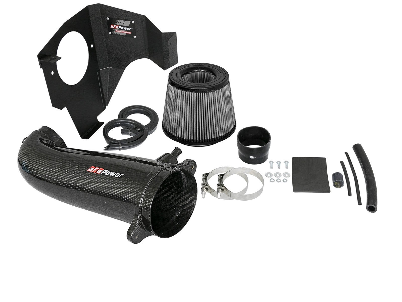 aFe POWER Magnum FORCE Carbon Fiber Stage 2 Track Series Pro Dry S CAIS - 11-22 Dodge Challenger/Charger 11-22 Chrysler 300 V8 51-12162-C