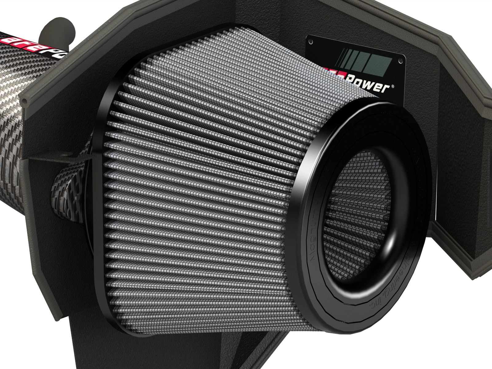 aFe POWER Magnum FORCE Carbon Fiber Stage 2 Pro Dry S CAIS - 11-22 Dodge Challenger/Charger 12-14 Chrysler 300 V8-6.4L 51-12172-C