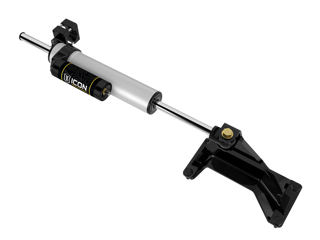 ICON 2005-2024 Ford F-450/F-550 Super Duty, 2.5 Piggyback Centerline Steering Stabilizer Kit 65054