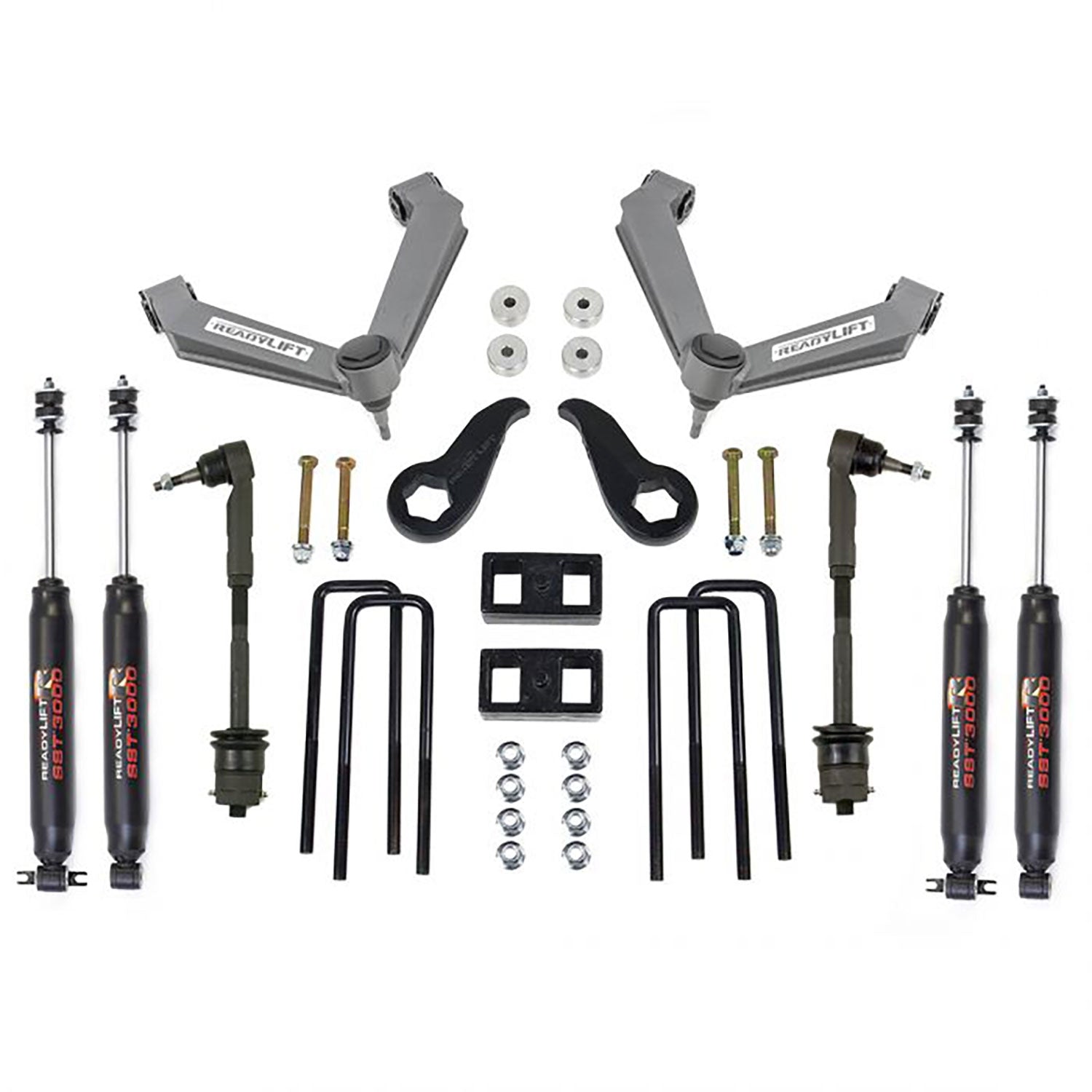 ReadyLIFT 3.5&#039;&#039; Front 1&#039;&#039; Rear SST Lift Kit w/ SST3000 Shocks 2011-2019 Chevrolet/GMC 2500HD 69-3513