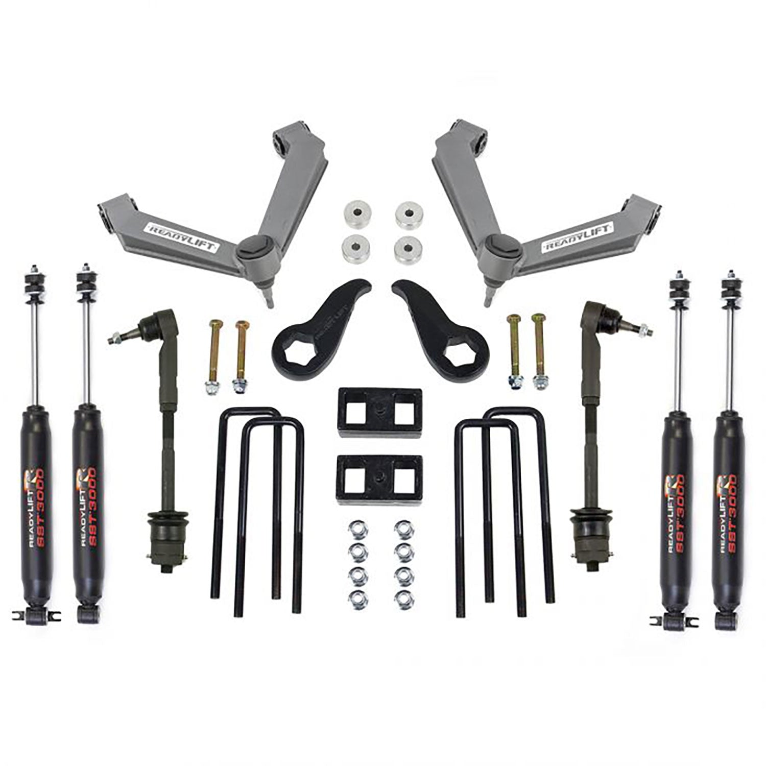 ReadyLIFT 3.5&#039;&#039; Front 2&#039;&#039; Rear SST Lift Kit w/ SST3000 Shocks 2011-2019 Chevrolet/GMC 2500HD 69-3514