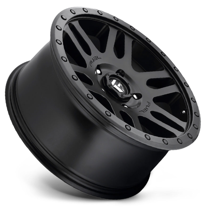 (Clearance - No Returns) 17x8.5 Fuel Off-Road Recoil Matte Black D584 6x120 7mm