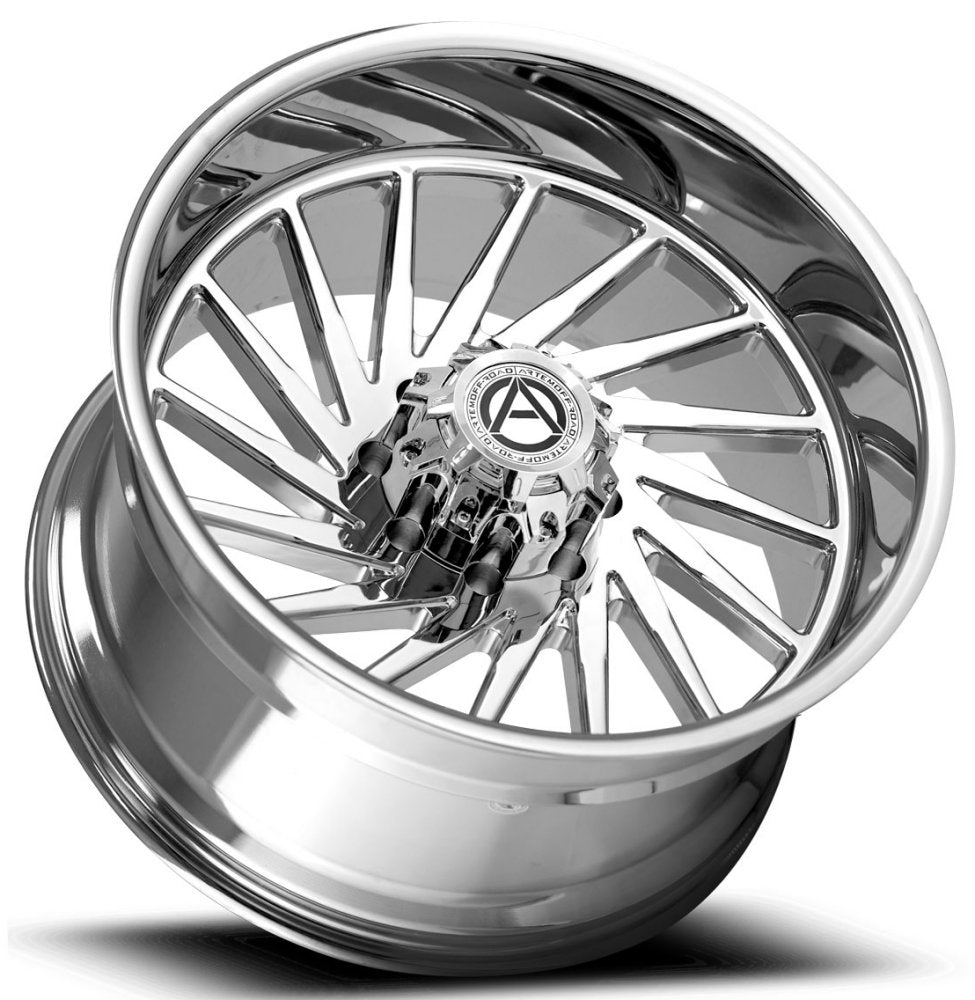 24x12 Artem Off-Road A205 Curvus Chrome (Flow Formed) (* May Require Trimming) 8x6.5/165 -44mm