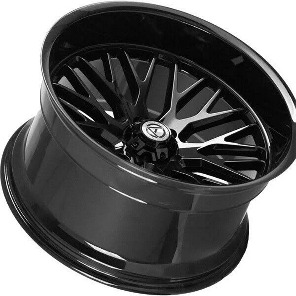 22X12 Artem Off-Road A206 Novus Gloss Black (Flow Formed) (* May Require Trimming) 5x5.5/139.7 -44mm
