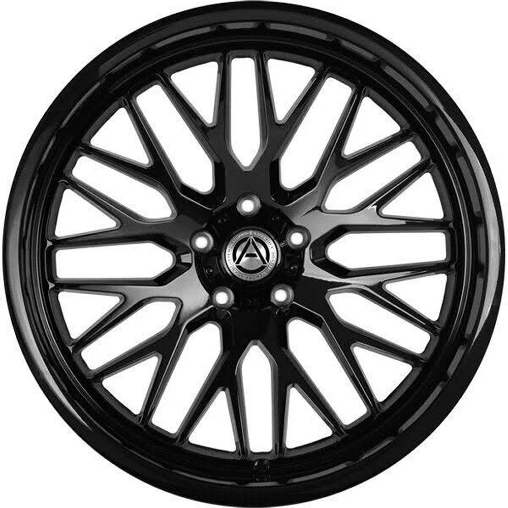 26X12 Artem Off-Road A206 Novus Gloss Black (Flow Formed) (* May Require Trimming) 8x6.5/165 -44mm