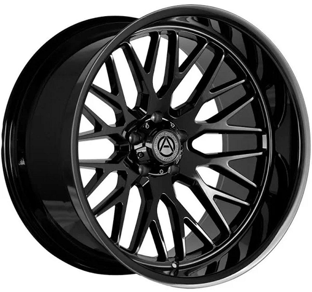 26X12 Artem Off-Road A206 Novus Gloss Black (Flow Formed) (* May Require Trimming) 8x6.5/165 -44mm