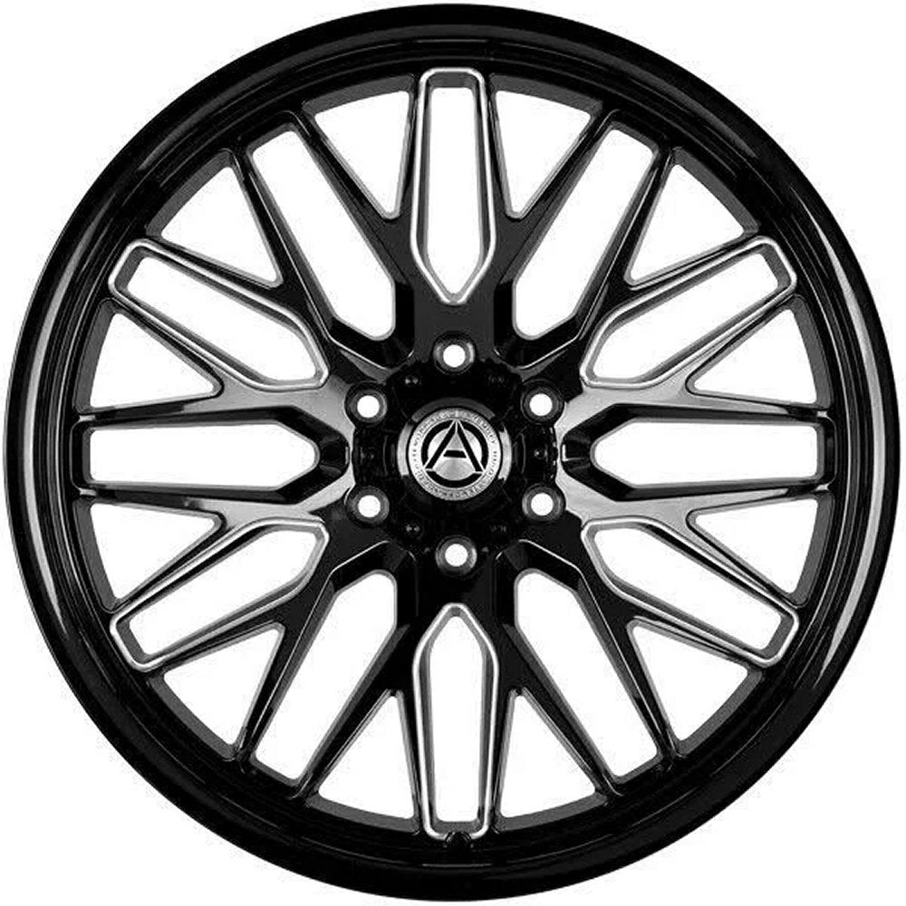 20X10 Artem Off-Road A206 Novus Gloss Black Milled (Flow Formed) 6x135 -19mm