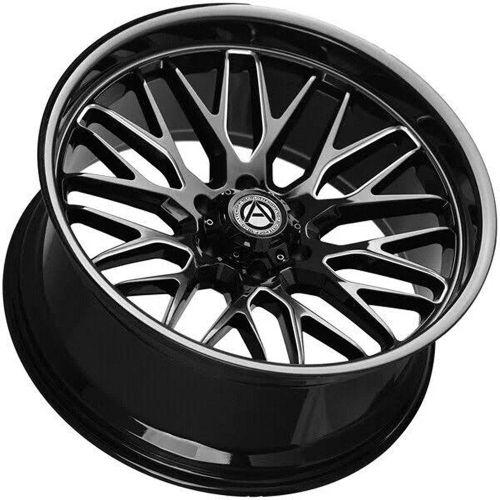 20X10 Artem Off-Road A206 Novus Gloss Black Milled (Flow Formed) 6x135 -19mm