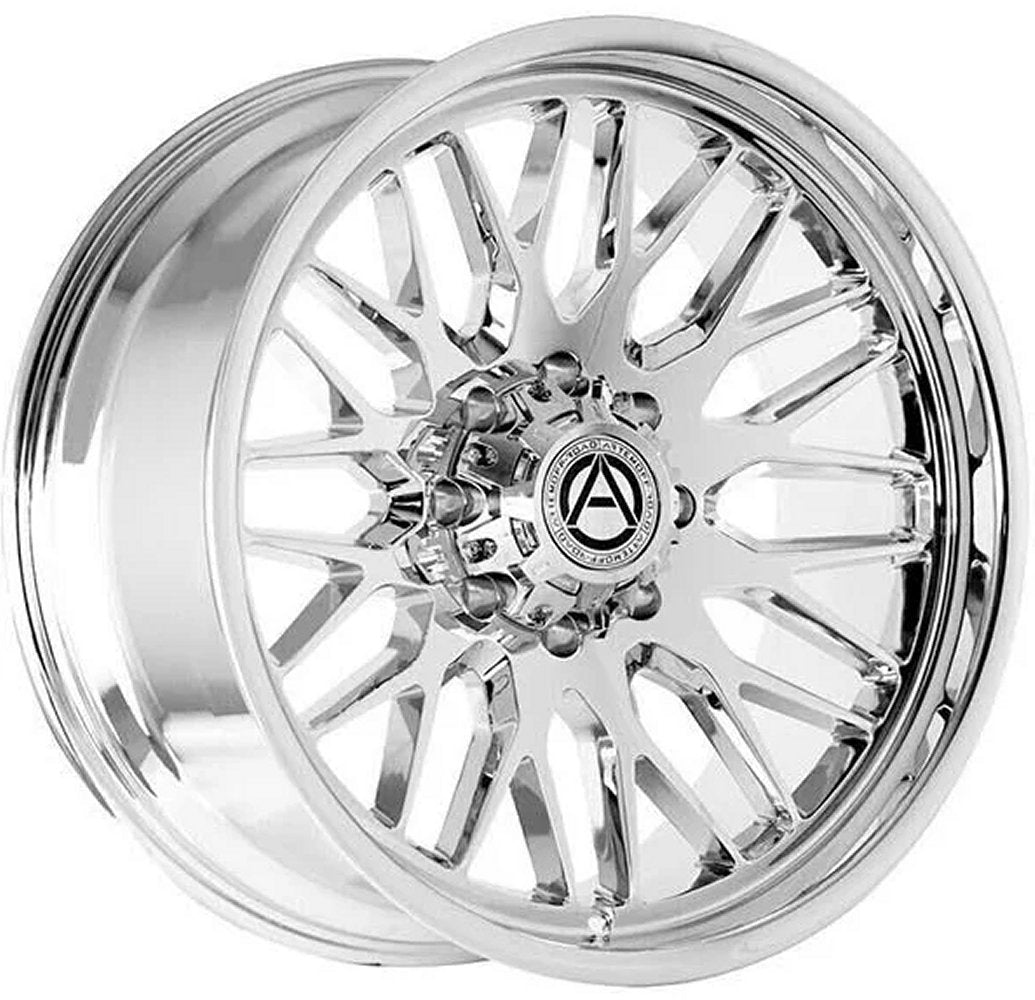24x12 Artem Off-Road A206 Novus Chrome (Flow Formed) (* May Require Trimming) 8x6.5/165 -44mm