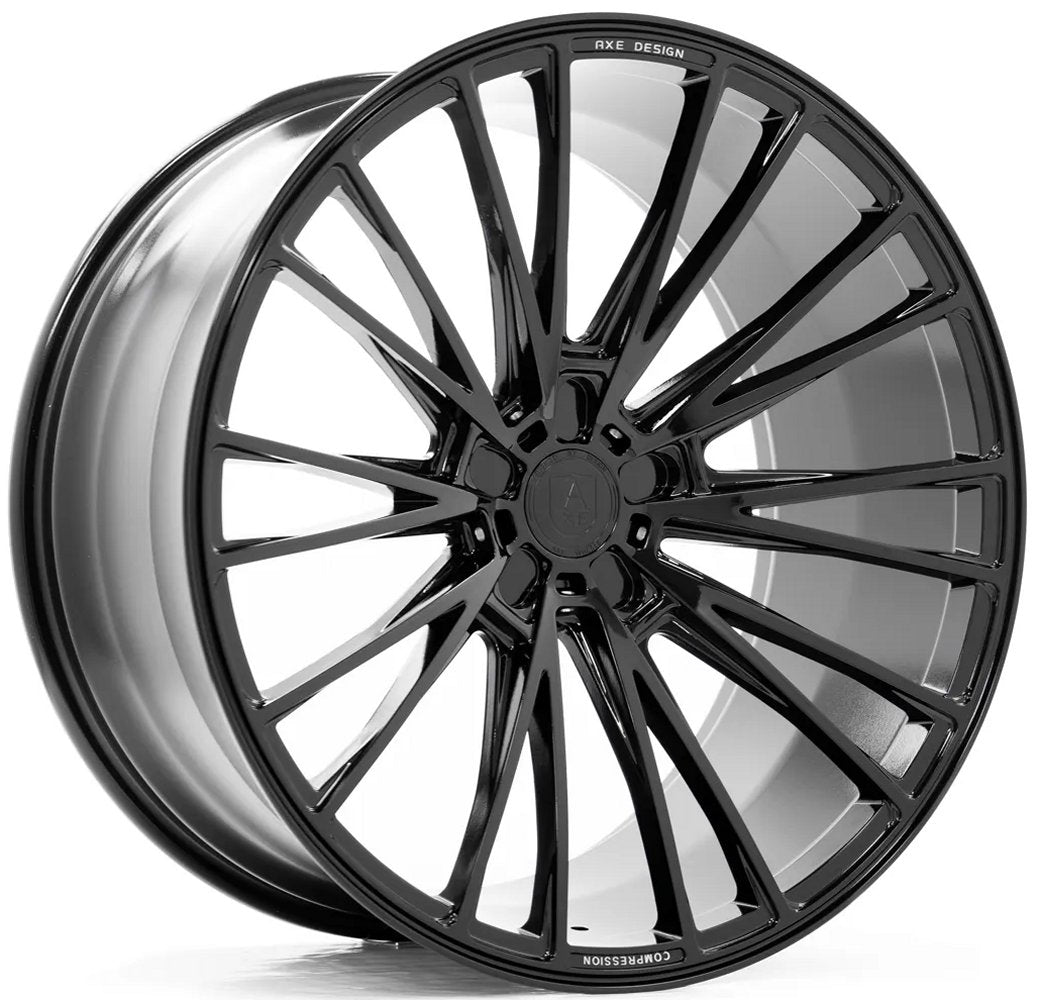 22x10.5 AXE CF2 Gloss Black (Compression Forged) 5x120 (CUSTOM)