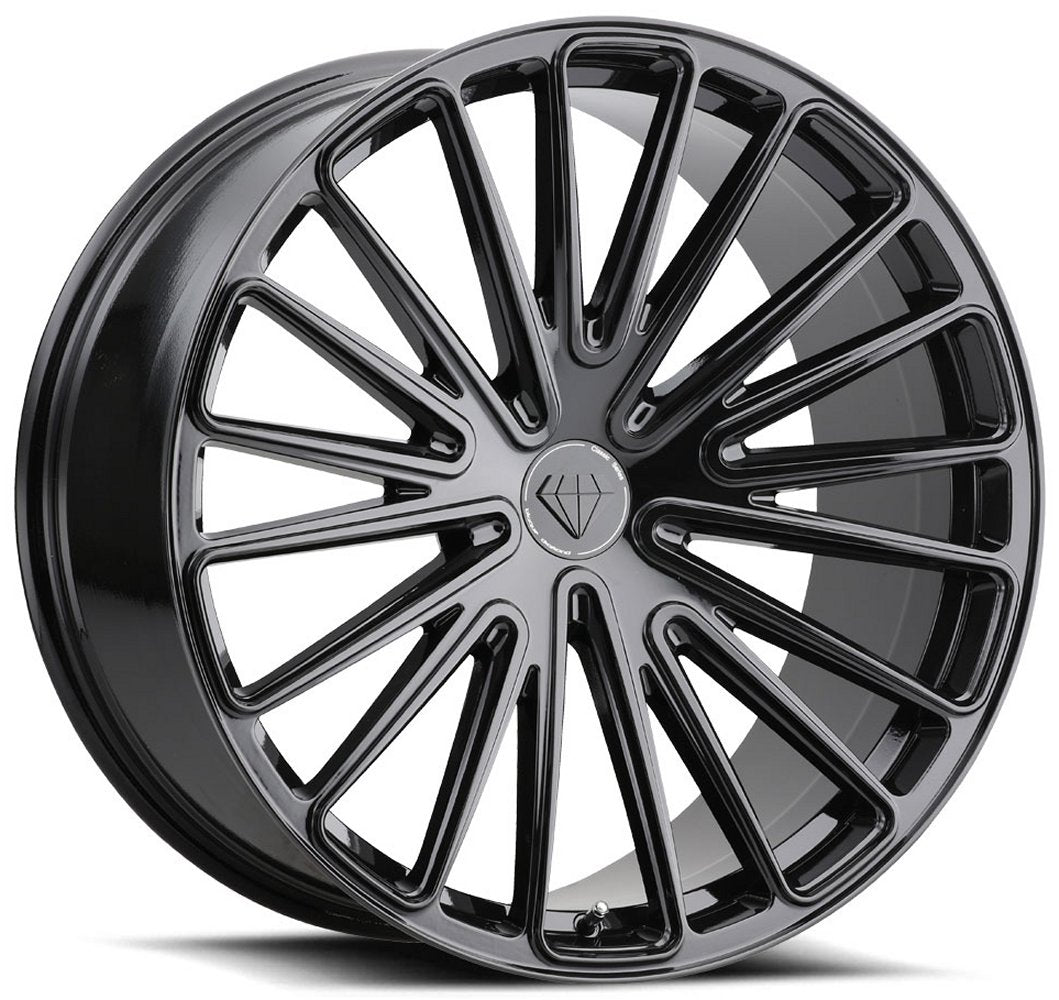 22x10.5 Blaque Diamond BD-715 Gloss Black 5x4.25/108 40mm