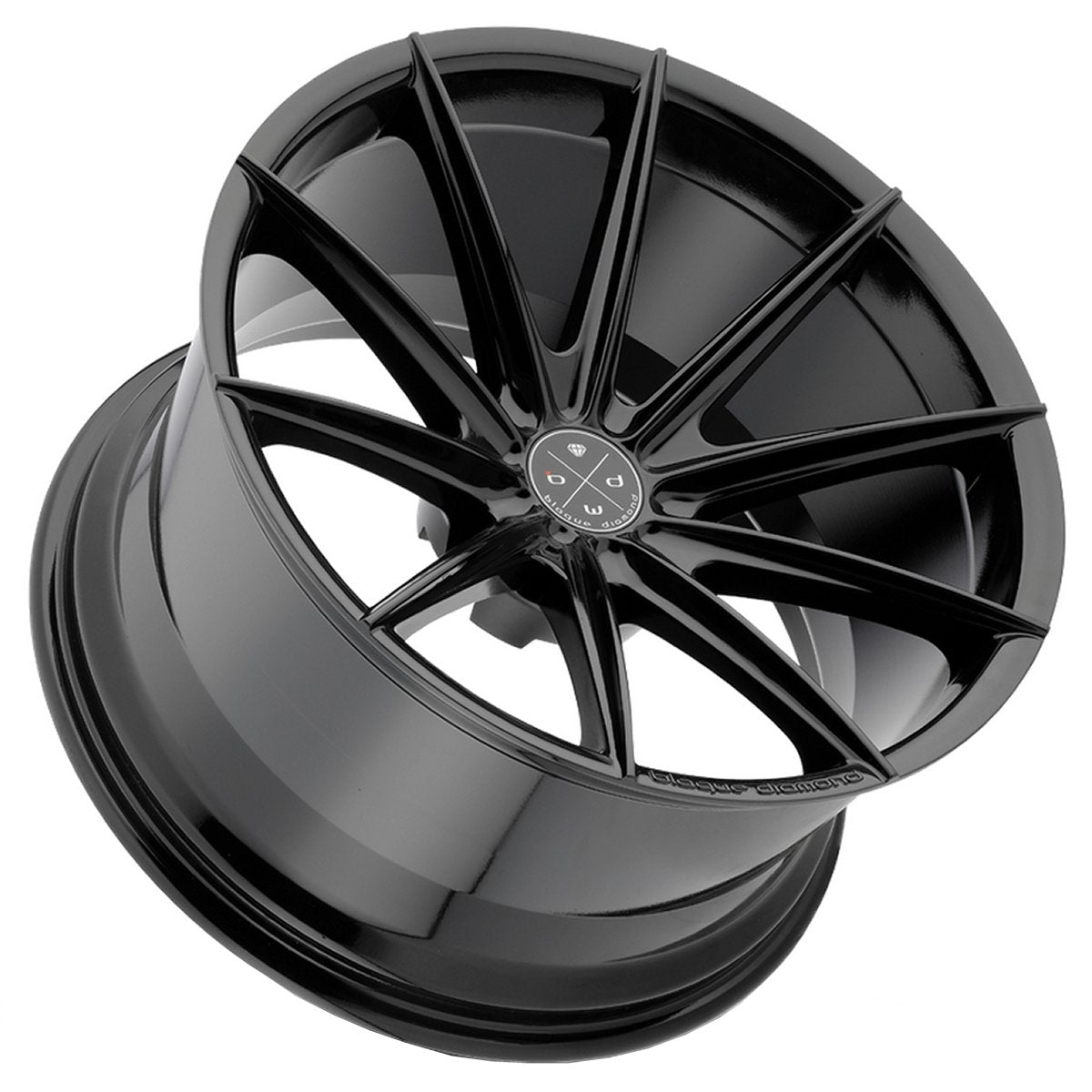 19x8.5 Blaque Diamond BD-11 Gloss Black 5x120 32mm