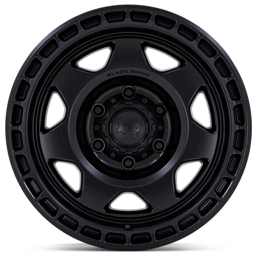 (Clearance - No Returns) 17X8.5 Black Rhino BR018 Voyager Matte Black 5x5/127 -10mm