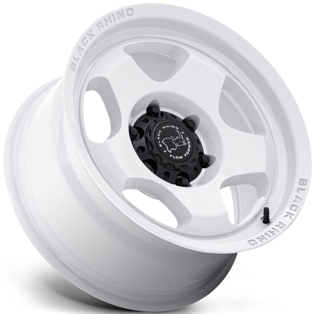 17X9 Black Rhino BR031 Sol Gloss White 6x5.5/139.7 12mm