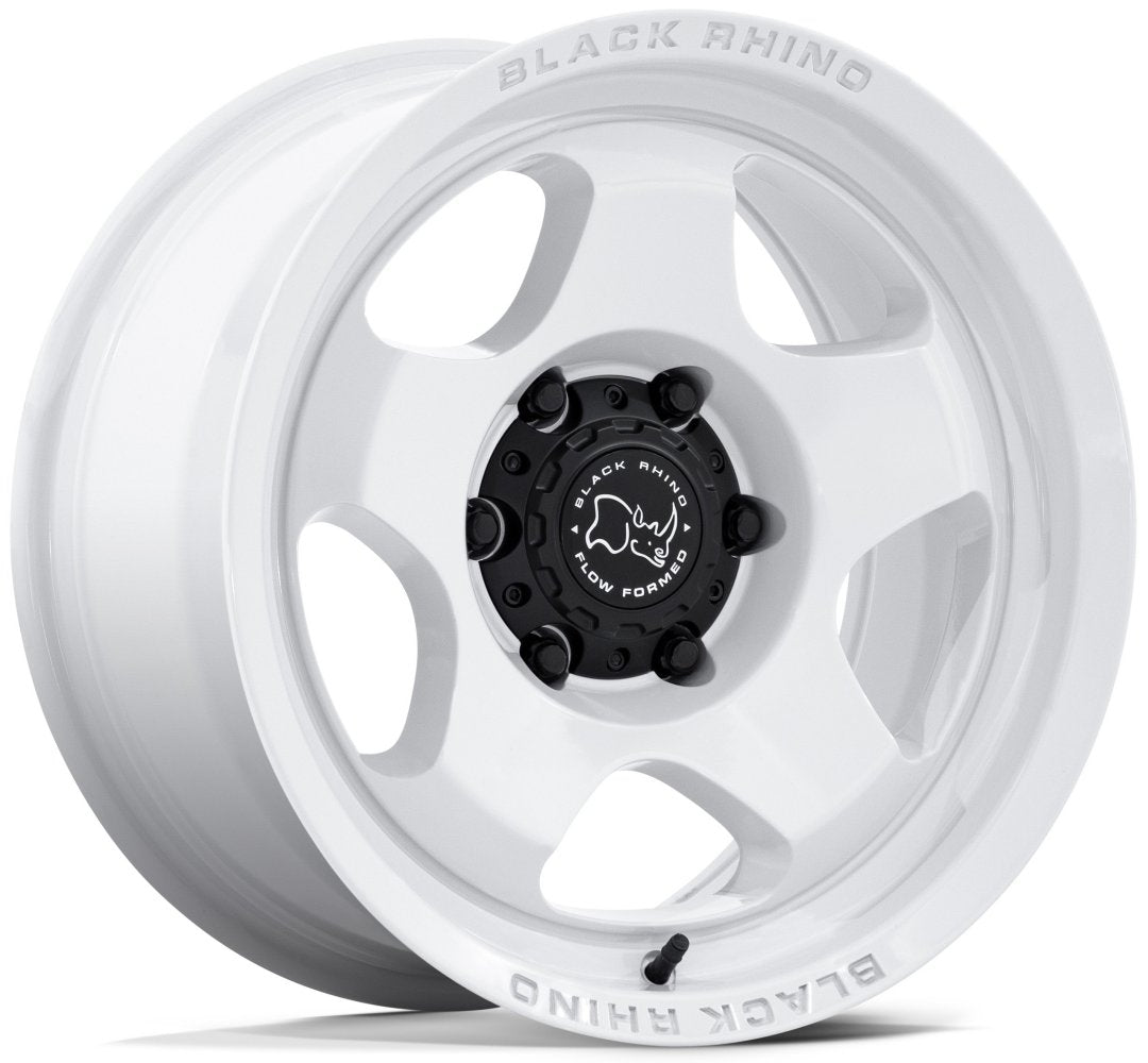 17X9 Black Rhino BR031 Sol Gloss White 6x5.5/139.7 12mm
