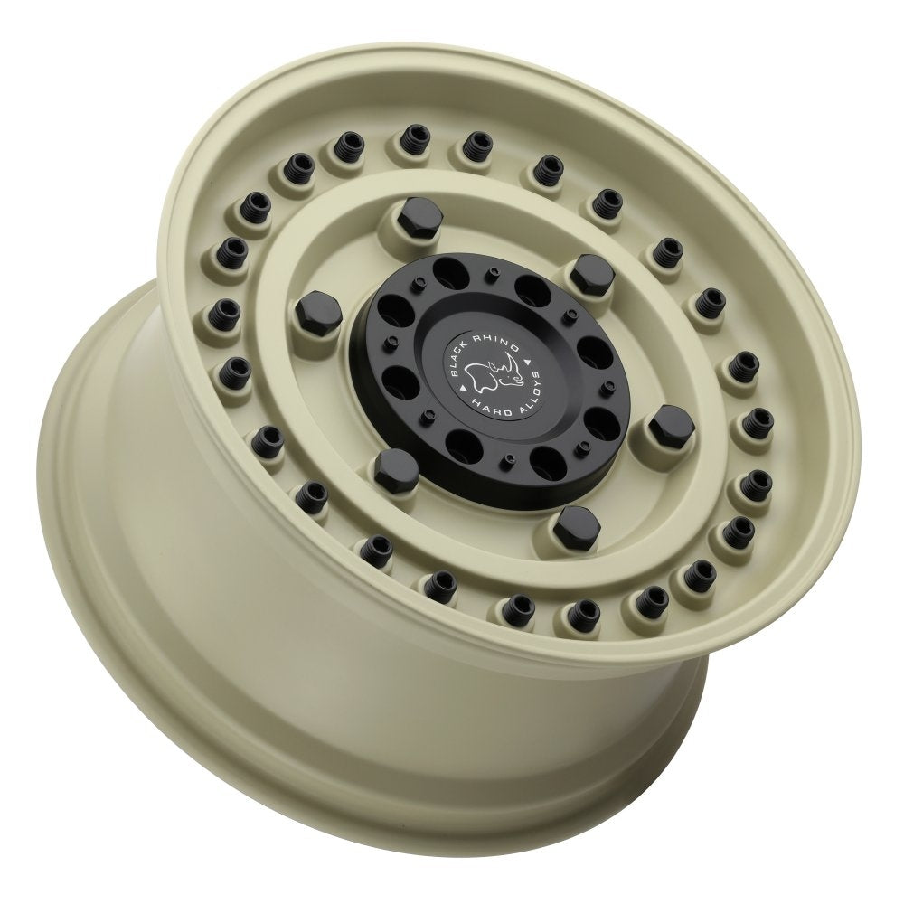 (Clearance - No Returns) 16x8 Black Rhino Armory Desert Sand 6x120 6x5.5/139.7 -10mm