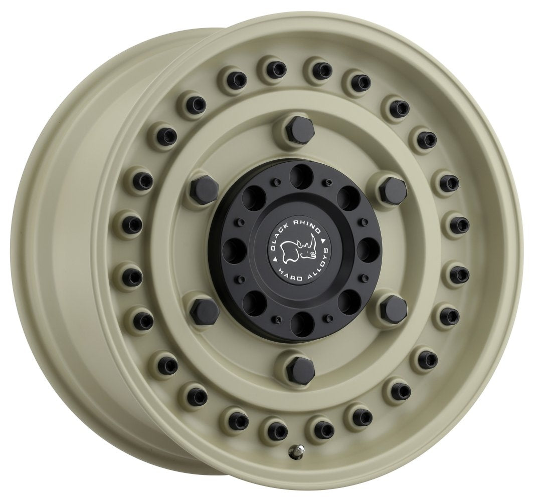 (Clearance - No Returns) 16x8 Black Rhino Armory Desert Sand 6x120 6x5.5/139.7 -10mm