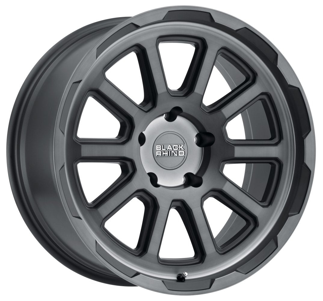 (Clearance - No Returns) 17x9 Black Rhino Chase Brushed Gunmetal (Rotary Forged) 6x5.5/139.7 12mm