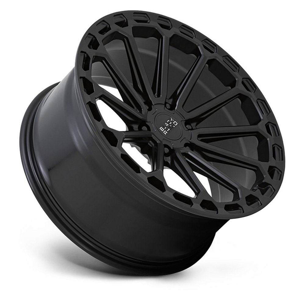 (Clearance - No Returns) 17x9.5 Black Rhino Kaizen Matte Black (Rotary Forged) 6x5.5/139.7 12mm