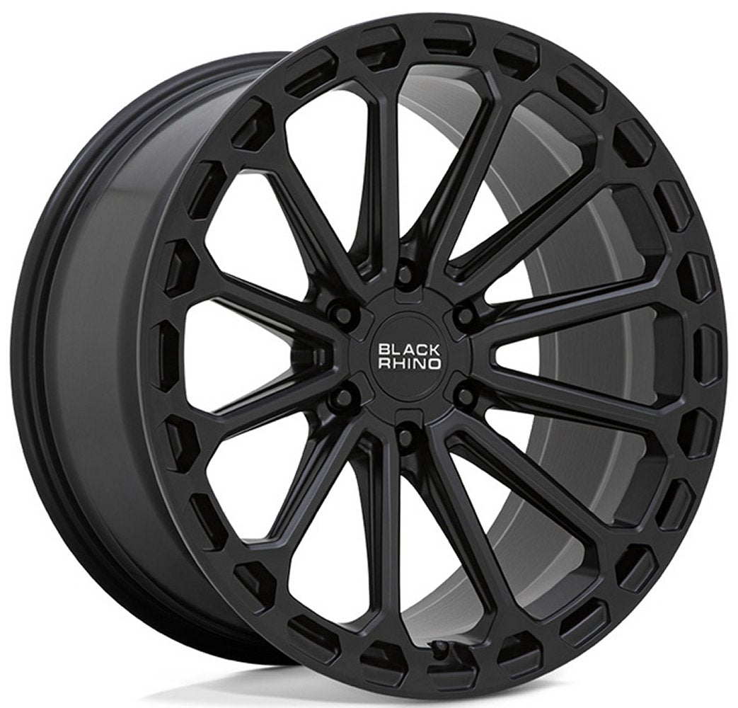 (Clearance - No Returns) 17x9.5 Black Rhino Kaizen Matte Black (Rotary Forged) 6x5.5/139.7 12mm