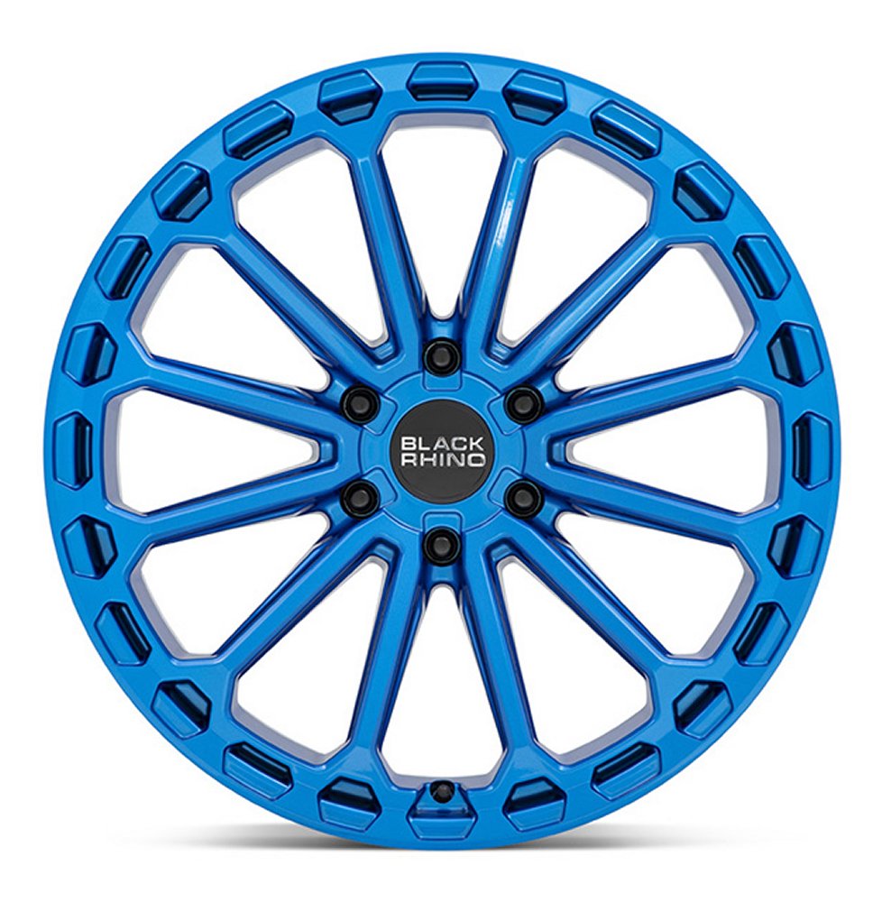 (Clearance - No Returns) 17x9.5 Black Rhino Kaizen Dearborn Blue (Rotary Forged) 6x4.5/114.3 18mm
