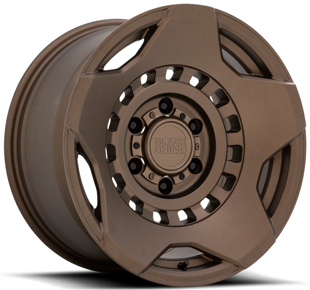 (Clearance - No Returns) 17x9 Black Rhino Muzzle Matte Bronze 5x5/127 -18mm