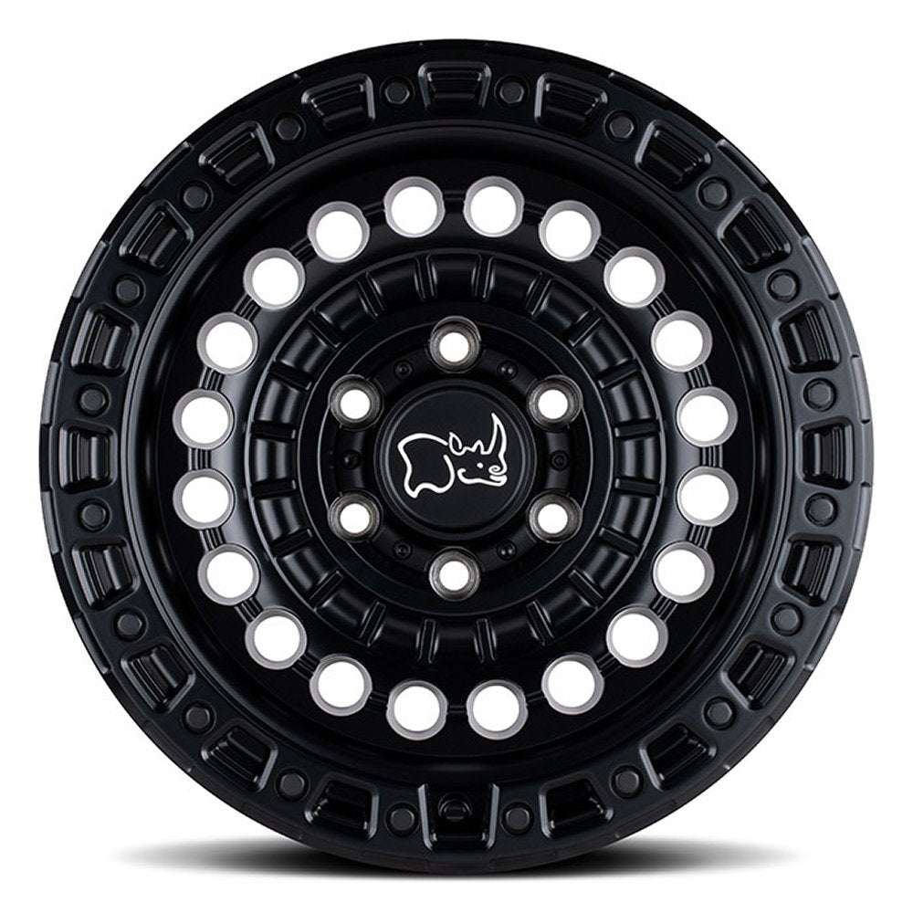 (Clearance - No Returns) 17x8.5 Black Rhino Sentinel Matte Black 6x120 -10mm