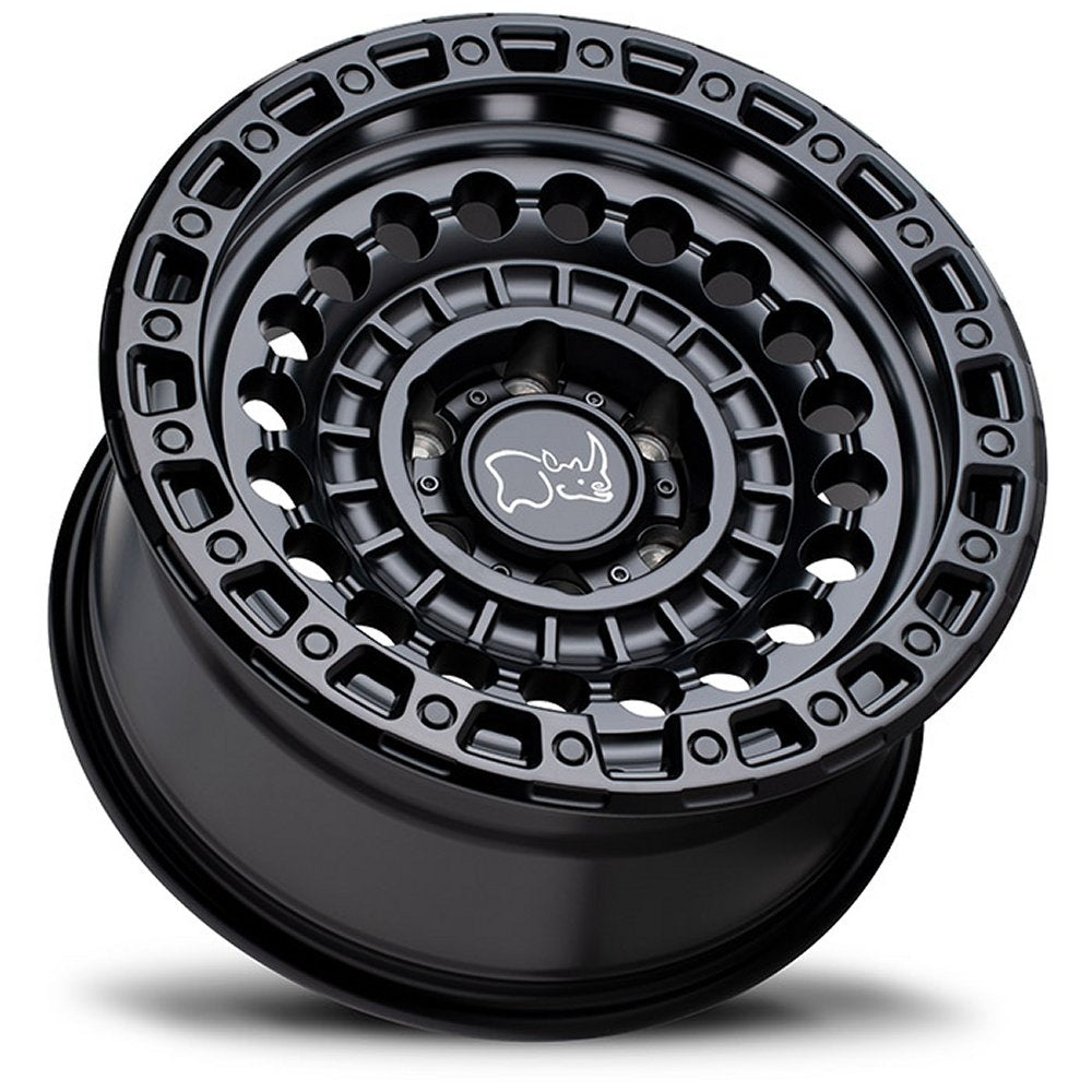 (Clearance - No Returns) 17x8.5 Black Rhino Sentinel Matte Black 6x120 -10mm