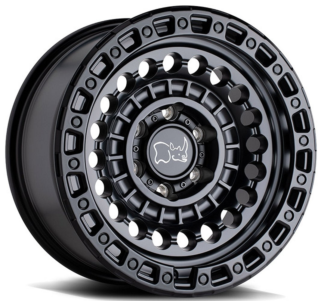 (Clearance - No Returns) 17x8.5 Black Rhino Sentinel Matte Black 6x120 -10mm