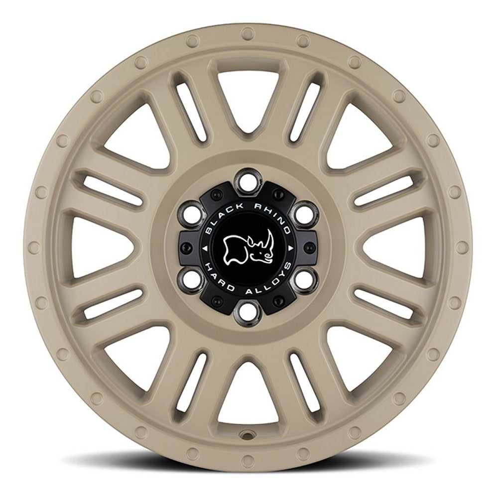 (Clearance - No Returns) 17x8 Black Rhino Yellowstone Desert Sand 6x130 38mm