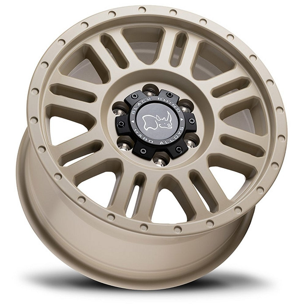 (Clearance - No Returns) 17x8 Black Rhino Yellowstone Desert Sand 6x130 38mm