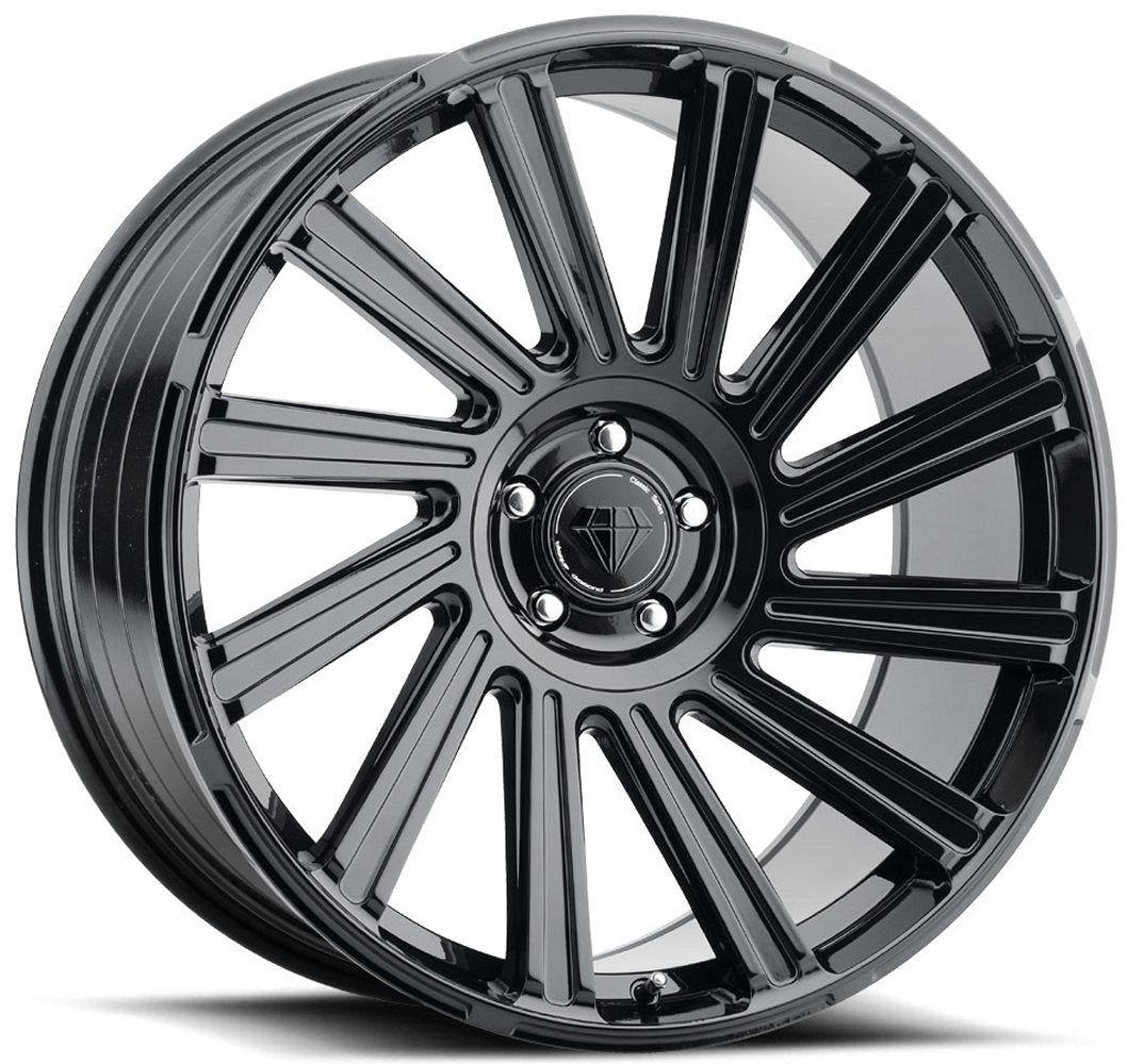 22x10.5 Blaque Diamond BD-40 Gloss Black 5x120 38mm