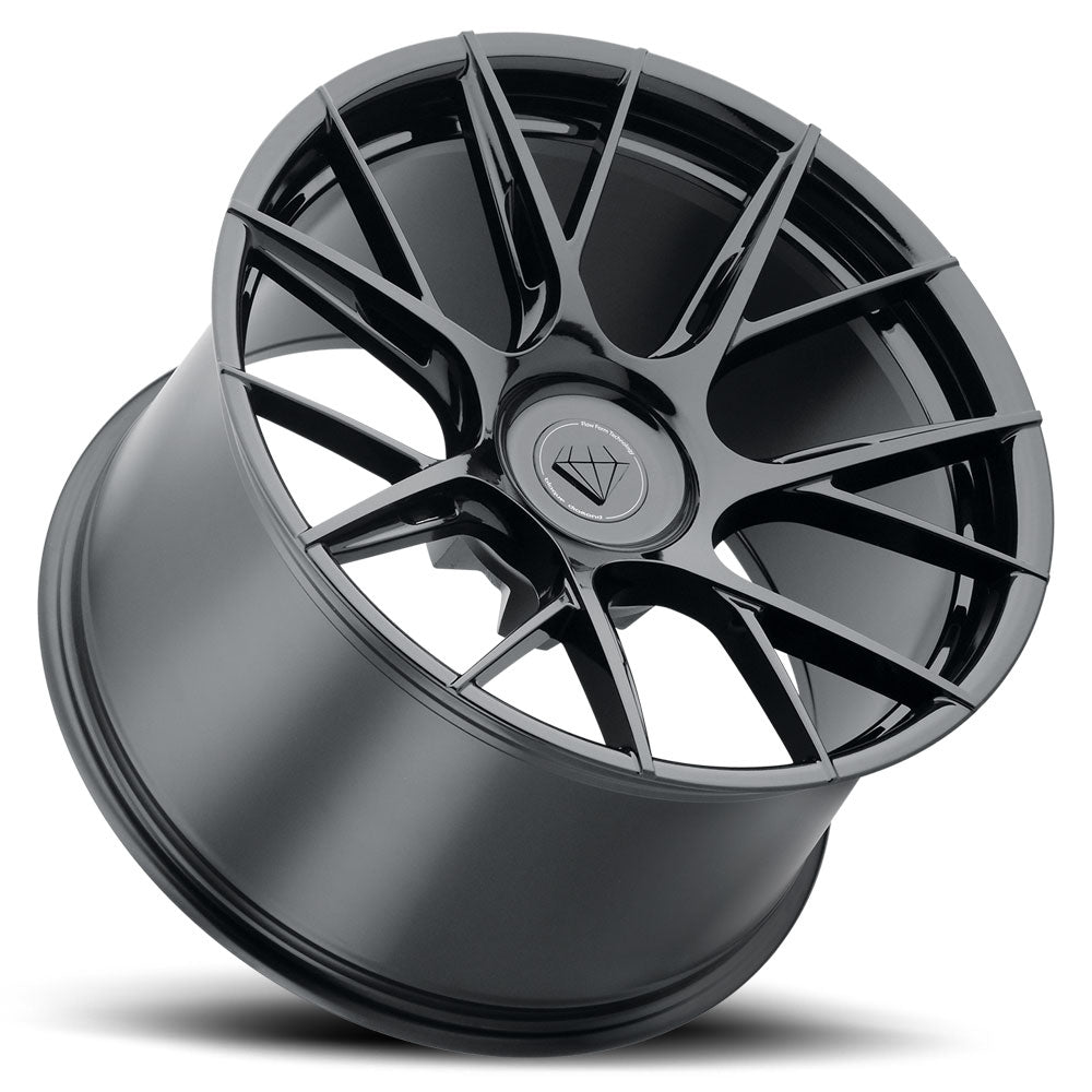 20x9 Blaque Diamond BD-F18 Gloss Black (Flow Forged) 5X4.5/114.3 32mm
