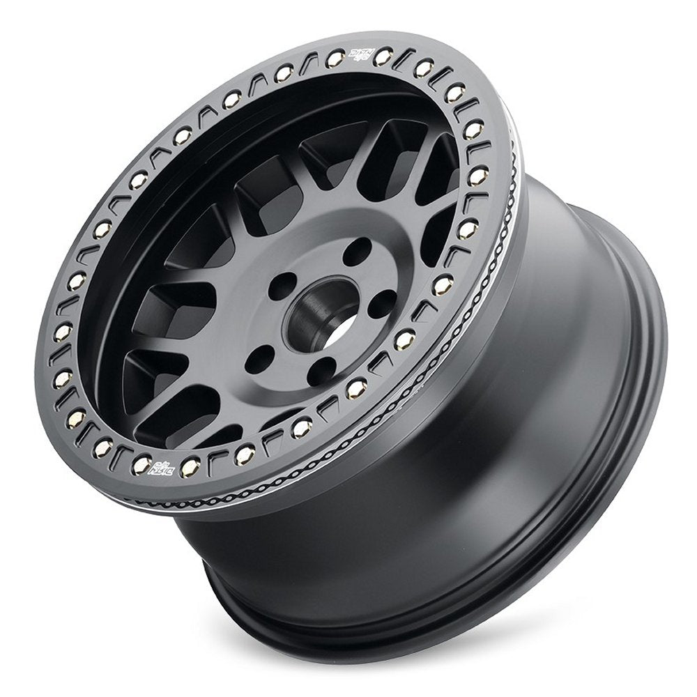 (Clearance - No Returns) 17x9 Dirty Life 9312 Mesa Race Matte Black (True Beadlock) 5x5/127 -12mm