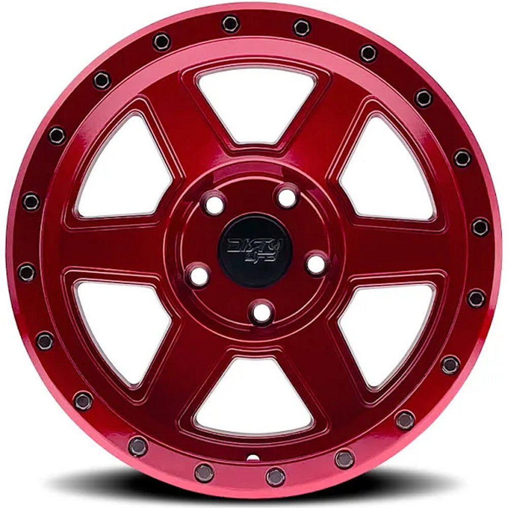 (Clearance - No Returns) 17x9 Dirty Life 9315 Compound Crimson Candy Red 6x5.5/139.7 -12mm
