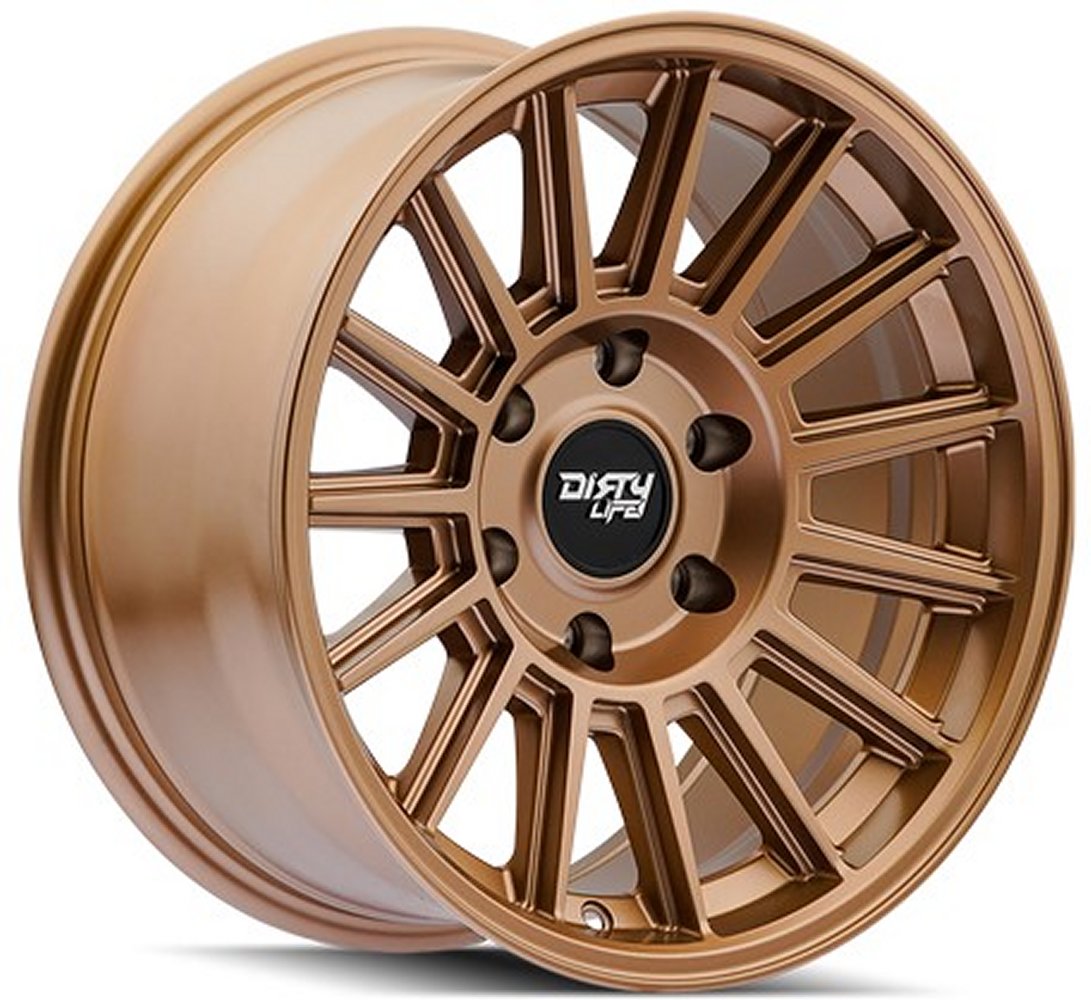 (Clearance - No Returns) 17x8.5 Dirty Life 9316 Journey Matte Bronze 5x5/127 0mm