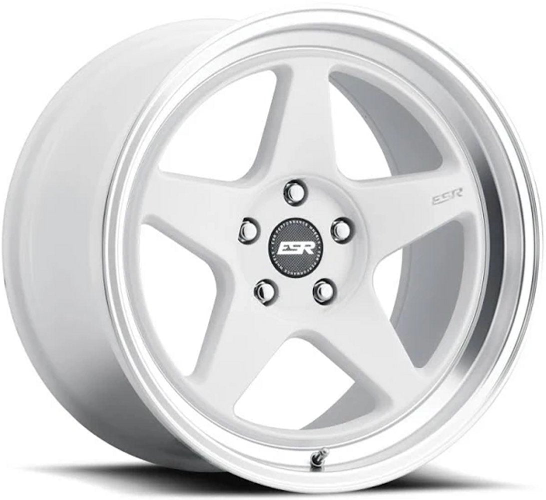 18x9.5 ESR CR5 White 5x120 35mm (CUSTOM)