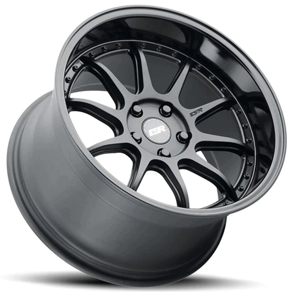18x10.5 ESR CS12 Matte Black 5x110 22mm (CUSTOM)