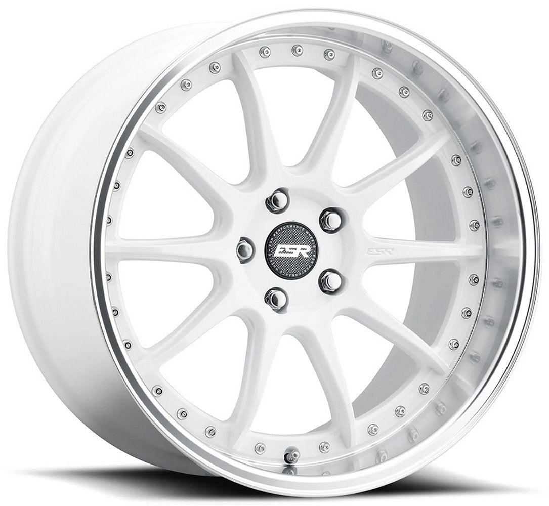 18x9.5 ESR CS12 Gloss White 22mm (CUSTOM)