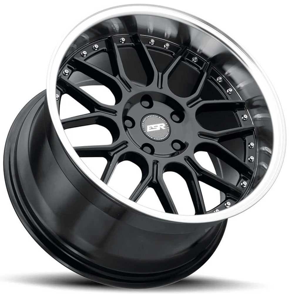 19x8.5 ESR CS18 Gloss Black Machined Lip (CUSTOM) 5x110 35mm