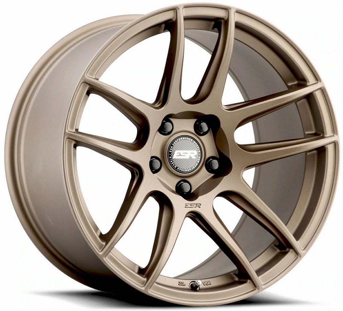 18x10.5 ESR CS8 Matte Bronze 5x112 30mm (CUSTOM)